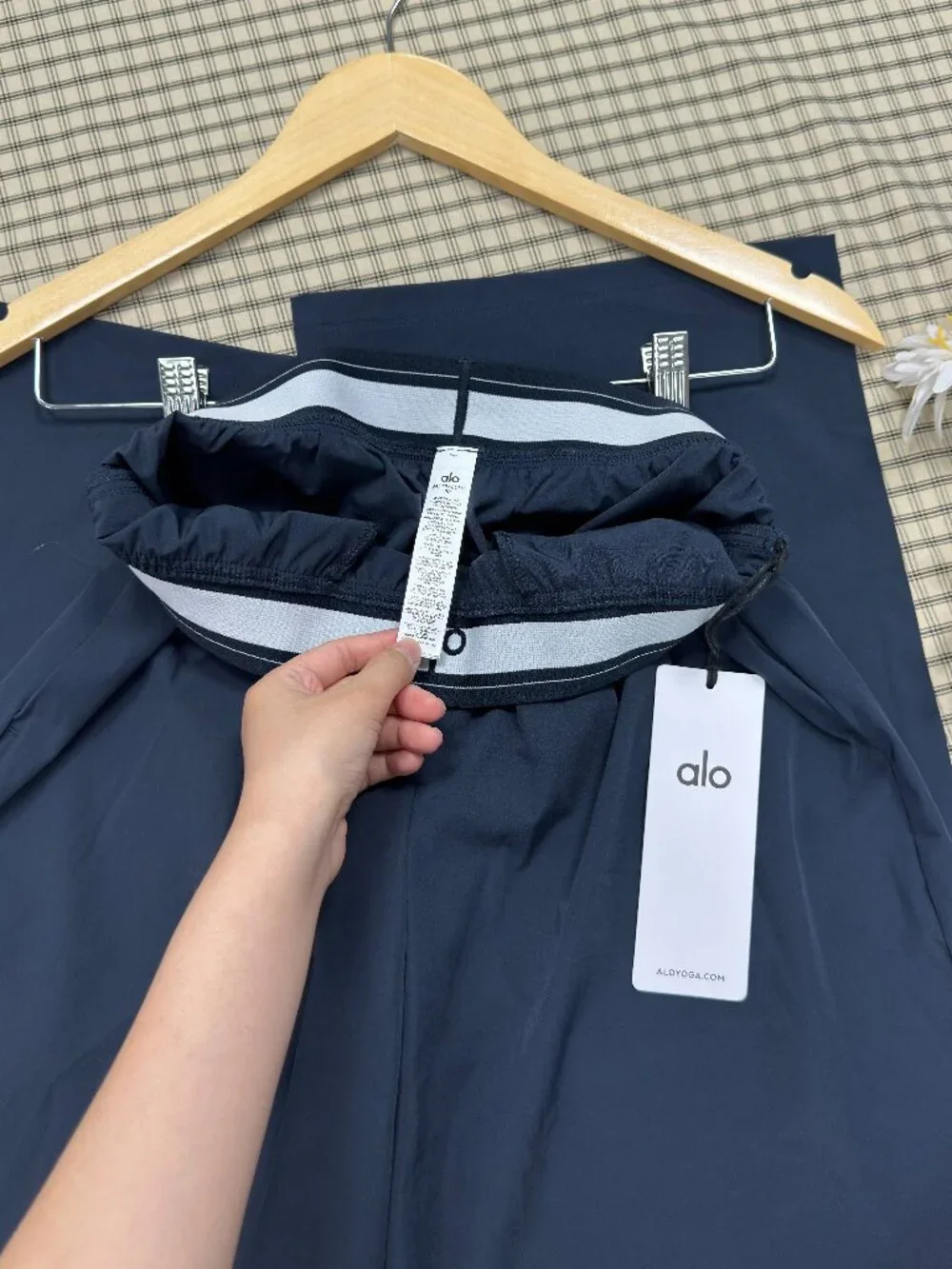 🌊NWT Alo Yoga Suit Up Trouser Navy Blue🦋Regular 30